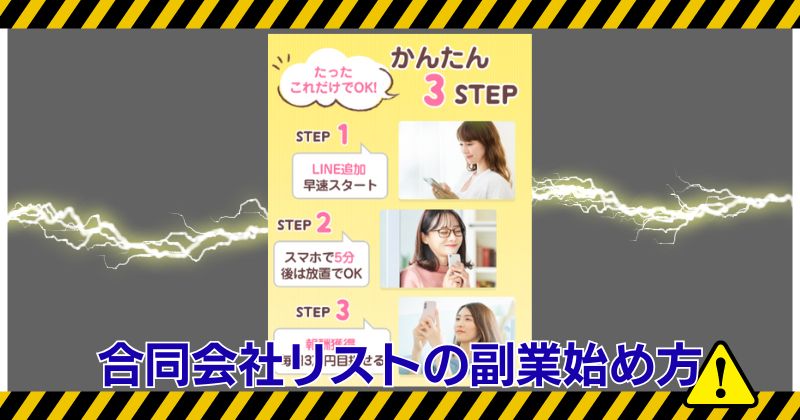 合同会社リストの副業の始め方